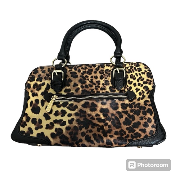 Charming Charlie Handbags - Animal print faux leather shoulder bag w/black interior